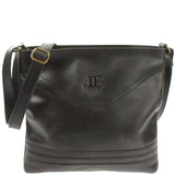 Umhängetasche Ledertasche Damen Schultertasche Leder dunkelgrau LE0066