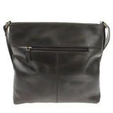 Umhängetasche Ledertasche Damen Schultertasche Leder dunkelgrau LE0066