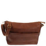 Umhängetasche Ledertasche Damen Herren Schultertasche Leder braun LE0067