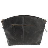 Umhängetasche Schultertasche Damen Freizeittasche Leder grau LE3050