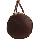 Weekender Reisetasche Sporttasche vintage Leder Canvas 53cm grün LE2004