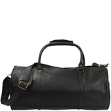 Weekender Reisetasche Sporttasche vintage Leder 53cm schwarz LE2004