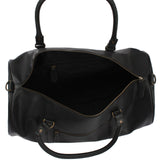 Weekender Reisetasche Sporttasche vintage Leder 53cm schwarz LE2004