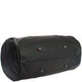 Weekender Reisetasche Sporttasche vintage Leder 53cm schwarz LE2004