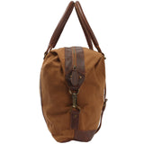 kleiner Weekender Shopper Damen Herren Leder Canvas cognac LE2006