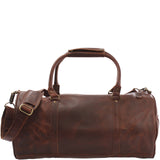 Weekender Reisetasche Sporttasche vintage Leder 53cm braun LE2004