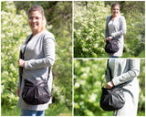 B-Ware kleine Umhängetasche Ledertasche Damentasche Schultertasche Leder schwarz LE0070