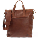 großer Shopper Henkeltasche Damentasche Leder braun LE0069