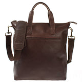 großer Umhängetasche Henkeltasche Leder dunkelbraun LE0069