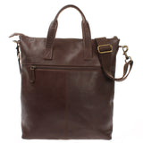 großer Umhängetasche Henkeltasche Leder dunkelbraun LE0069