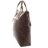 großer Umhängetasche Henkeltasche Leder dunkelbraun LE0069