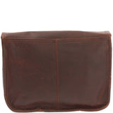 kleine Schultertasche Ledertasche Damentasche Leder braun LE3041