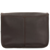 kleine Umhängetasche Ledertasche Leder dunkelbraun LE3041