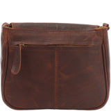 kleine Umhängetasche Ledertasche Damentasche Schultertasche Leder braun LE3047