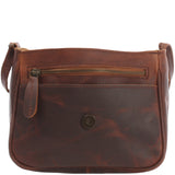 kleine Umhängetasche Ledertasche Damentasche Schultertasche Leder braun LE3047