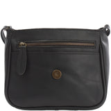 kleine Umhängetasche Ledertasche Damentasche Schultertasche Leder schwarz LE3047