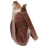 kleine Umhängetasche Ledertasche Damentasche Schultertasche Leder braun LE0070