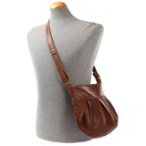 kleine Umhängetasche Ledertasche Damentasche Schultertasche Leder braun LE0070