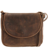 kleine Umhängetasche Damentasche Leder schlamm LE3047