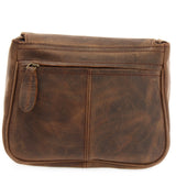 kleine Umhängetasche Damentasche Leder schlamm LE3047