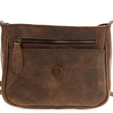 kleine Umhängetasche Damentasche Leder schlamm LE3047