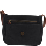 kleine Umhängetasche Ledertasche Damentasche Schultertasche Veloursleder anthrazit LE3047