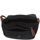 kleine Umhängetasche Ledertasche Damentasche Schultertasche Veloursleder anthrazit LE3047