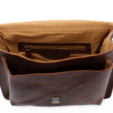 kleine Umhängetasche Schultertasche Damen Herren Leder braun LE3023