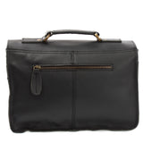 kleine Arbeitstasche Ledertasche Umhängetasche Leder schwarz LE3023