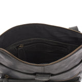 Umhängetasche Schultertasche Damen Herren Used Look Leder grau LE3011