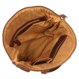Damentasche Henkeltasche Schultertasche Wildleder braun LE0060