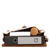 Messenger Bag DIN A4 Aktentasche Damen Herren Leder mittelbraun LE3054