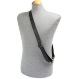 Trageriemen Gurt Schulterriemen Leder schwarz 150cm LEC-R5