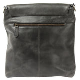 Umhängetasche Ledertasche Damen Schultertasche Leder dunkelgrau LE3073
