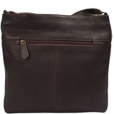 Umhängetasche Ledertasche Damen Schultertasche Rindsleder dunkelbraun LE0066