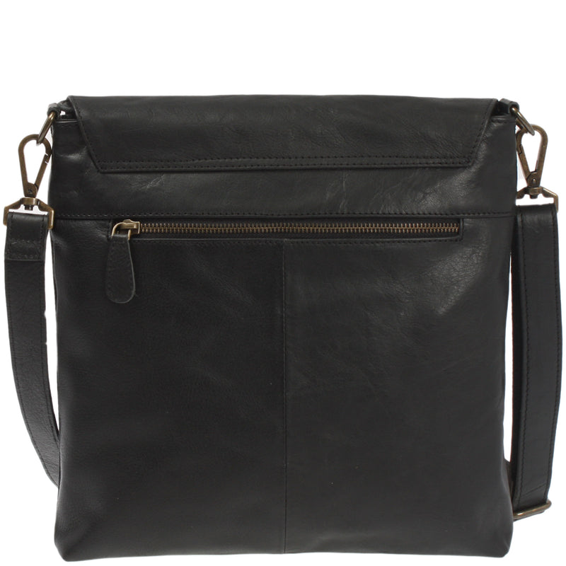 Bag Umhängetasche Damen Grau Leder Handtasche Schwarz Kleine