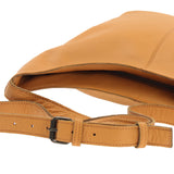 mittlere Umhängetasche Schultertasche Beuteltasche Damentasche Leder senf LE0072