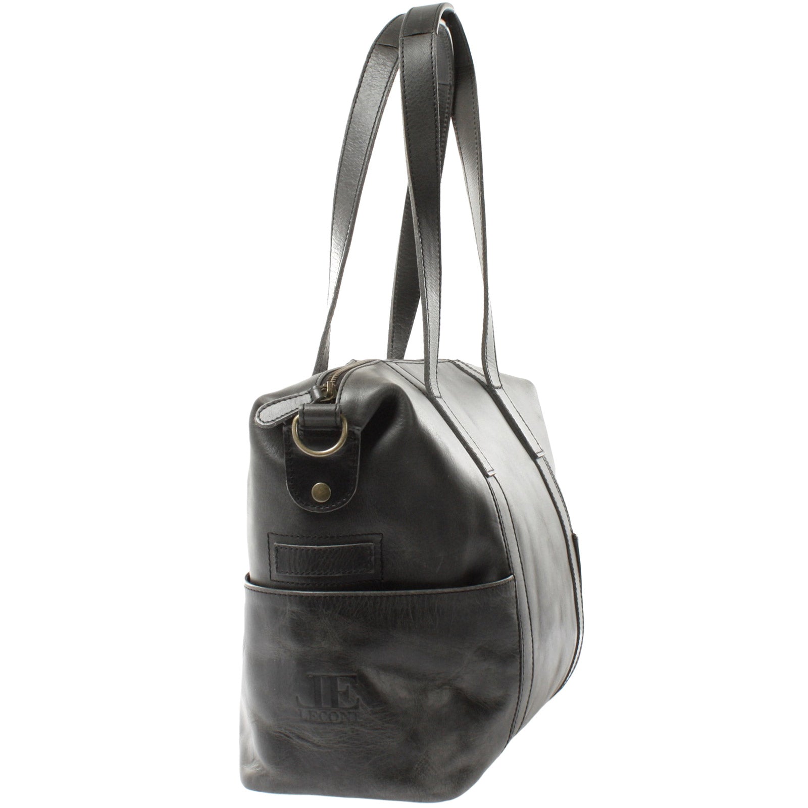 Modamoda De Schultertasche T244, Echtleder Handmade N Taly