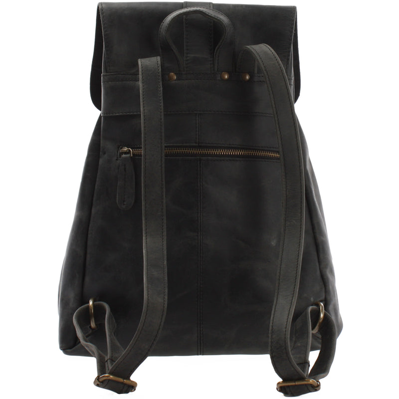 Rucksack Freizeitrucksack vintage Lederrucksack Damen Herren Leder