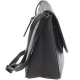 kleine Umhängetasche Ledertasche Damentasche Schultertasche Leder schwarz LE3047